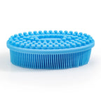 Baby Double-Sided Bath Brush Soft Silicone Hair & Body Brush