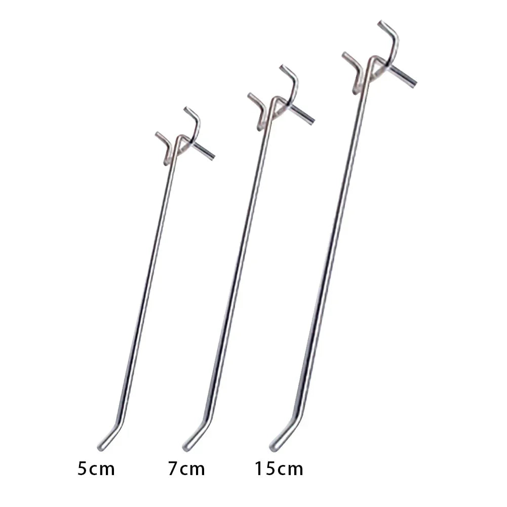 Pegboard Hooks Pack of 10 Heavy Duty Wall Organizer Hanging Hooks