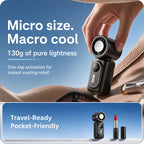 Portable Ice Cooling Fan UK 3000mAh 5-Speed USB Rechargeable