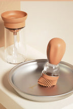 Portable Silicone Oil Bottle Brush BBQ Cooking & Baking Oil Dispenser
