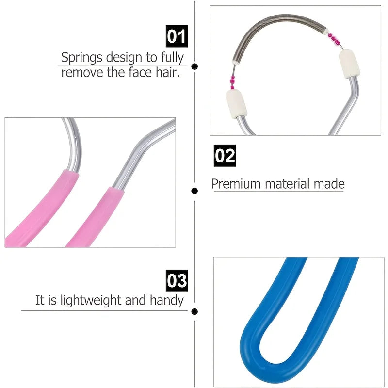 Spring Roller Facial Epilator Women Upper Lip Chin Hair Remover