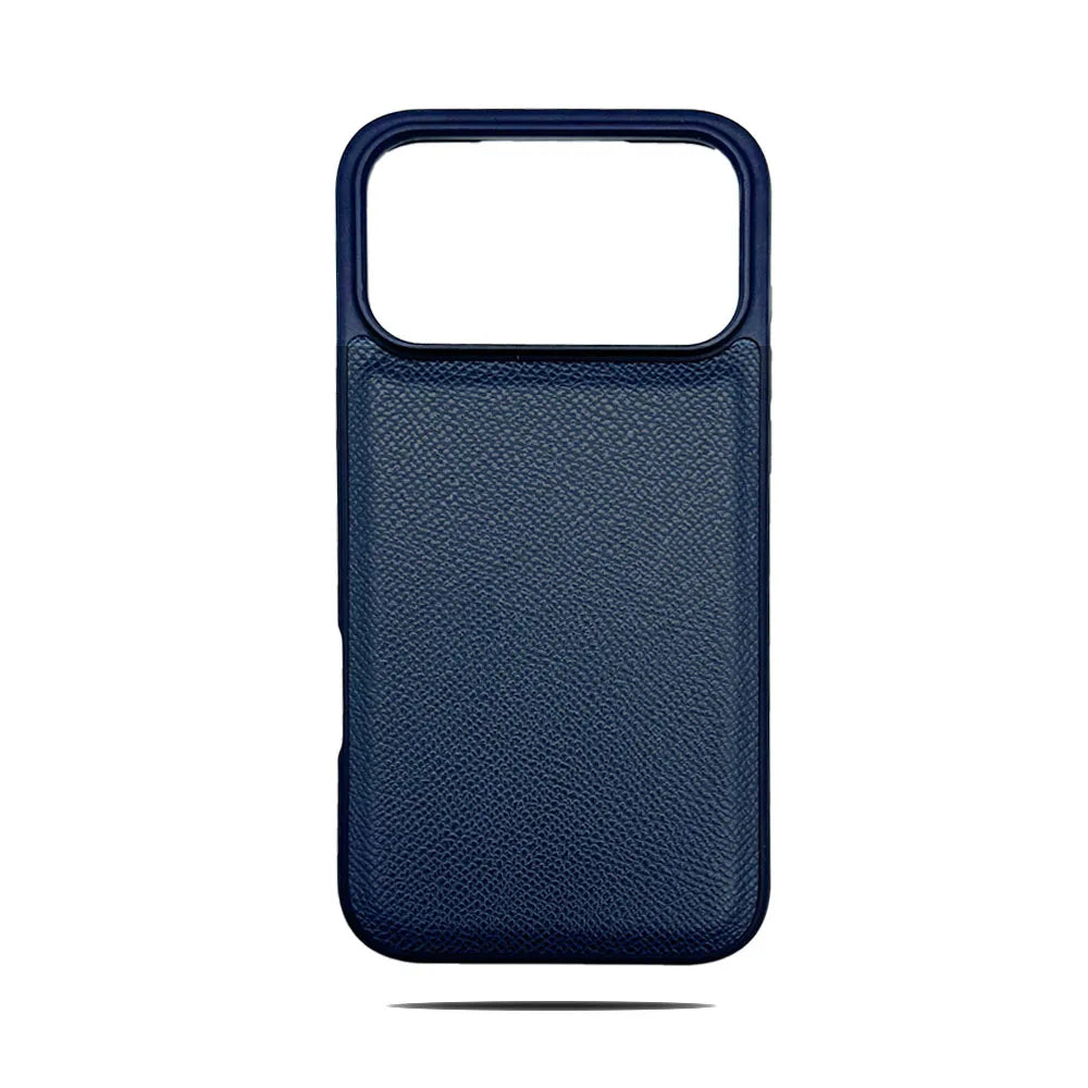Premium Epsom Leather Case for iPhone 17 16 15 14 13 Pro Max Cover