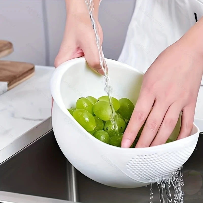 Rice Drain Basket Fruit & Vegetable Strainer