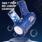 glowing bubble gun for kids illuminating rich bubble streams for evening garden playtime