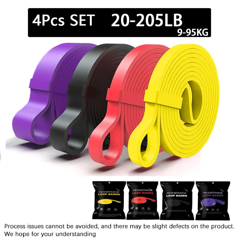 20-230lbs Heavy Duty Resistance Bands for Strength Training Home Gym Workout Set