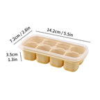 Mini Silicone Ice Cube Tray UK 8 Grid Ice Mold With Lid| Whisky Ice Maker