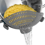 Silicone Pot Strainer Clip-On – Adjustable Kitchen Strainer for Pots & Pans
