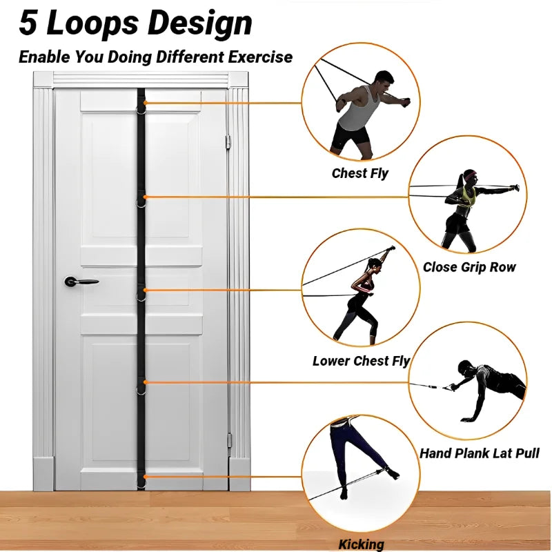 Resistance Band Door Anchor Strap Portable Home Gym Workout Attachment