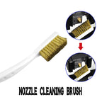 1/2/3Pcs Copper Wire Toothbrush Nozzle For 3D Printer Accessories Ender 3 CR10 MK8 E3D Extruder Cleaner Tool Copper Brush Handle