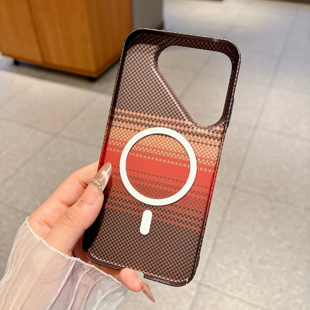 MagSafe Kevlar Carbon Fibre Case for Huawei Pura 90 80 70 Pro Max