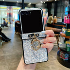 Luxury Glitter Ring Holder Case for Motorola Razr 70 60 50 Ultra