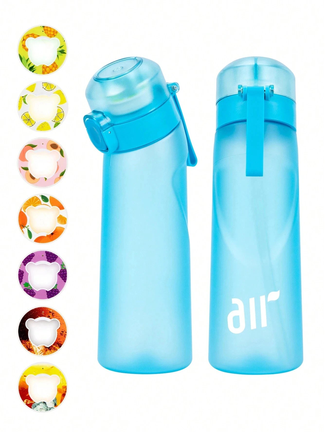 Air Water Bottle with Flavor Pods Leakproof Sports Cup
