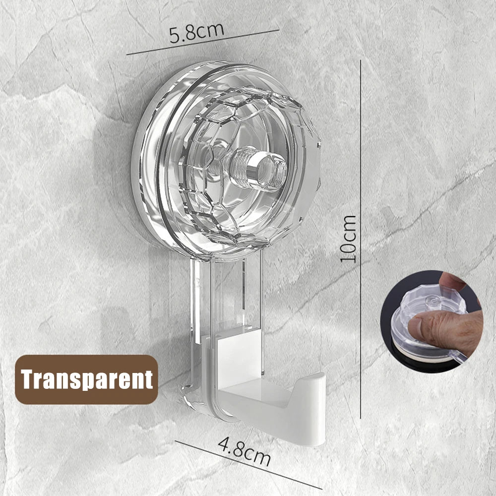 Vacuum Suction Cup Hook Heavy Duty Reusable Wall Storage Hook