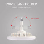 3 in 1 Ceiling Fan Light LED Lamp Remote Control Rotatable For LivingRoom Bedroom