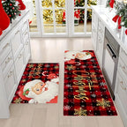 Christmas Cookies Tree Floor Mat Non-Slip Kitchen & Home Decor Rug