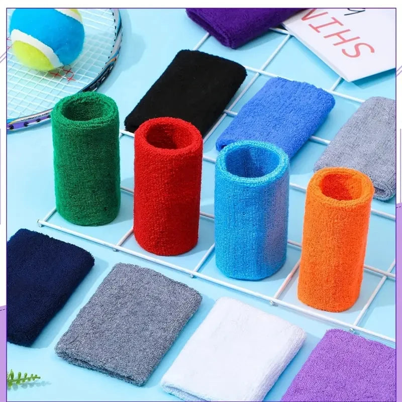 Sports Sweatbands Wrist Band Tennis Basketball Gym Padel Wrap