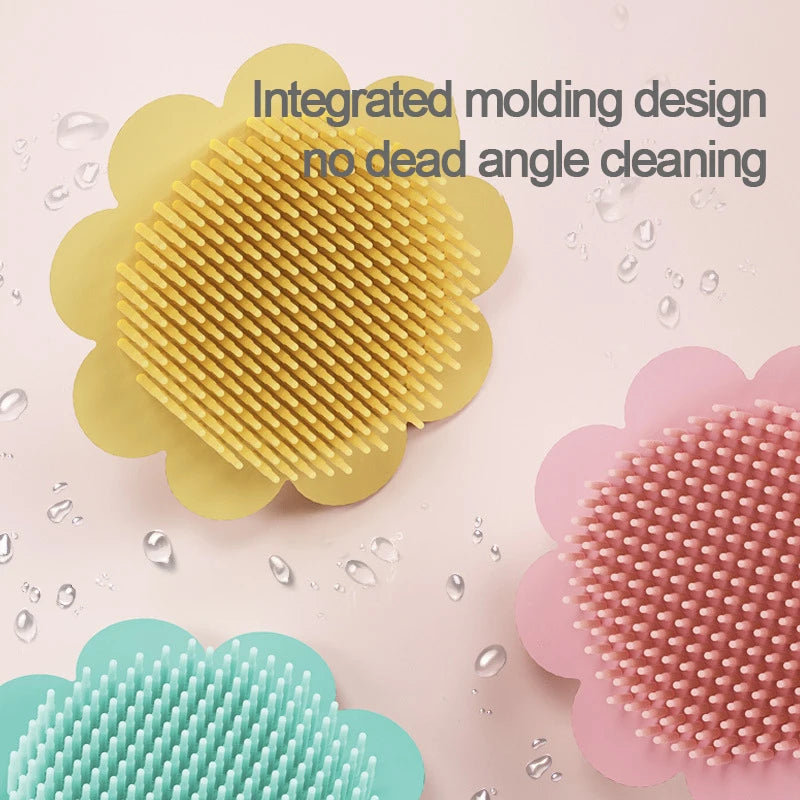 Baby Silicone Bath Brush Soft Shampoo & Massage Brush