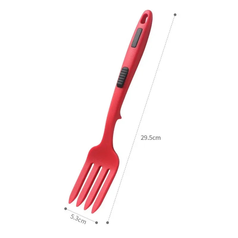 Silicone Flexible Fork Heat Resistant Cooking & Noodle Fork Tool