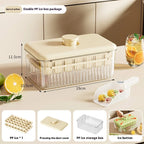 Press-to-Release Ice Cube Tray Large Capacity Food Grade Freezer Mold