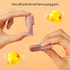5PCS Baby Silicone Finger Toothbrush 360° Oral Care Brush