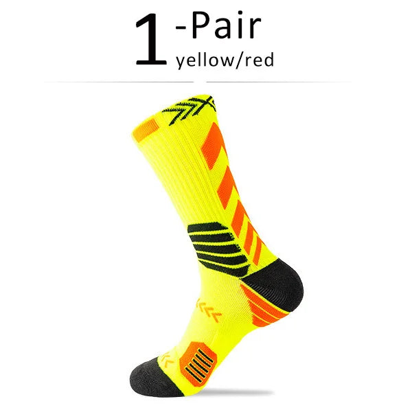 Elite Sport Compression Socks Running Cycling Basketball Socks Men