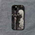 White Hair Witch Art Case for iPhone 16 15 14 13 12 Pro Max