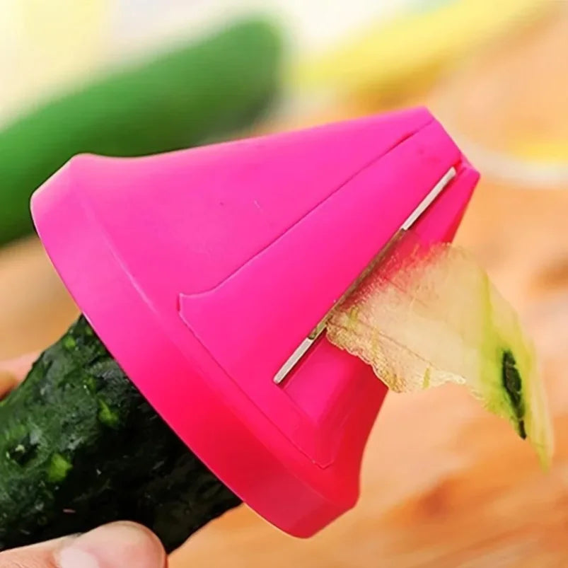 Kitchen Rotating Spiral Peeler – Manual Vegetable & Fruit Slicer Grater Tool