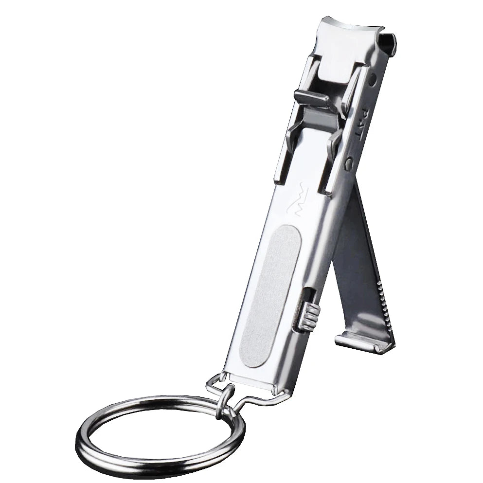 Ultra Thin Nail Clippers Portable Stainless Steel Travel Manicure Tool