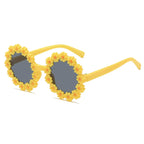 Kids Flower Sunglasses | Cute Daisy Round Shades for Children