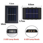 Waterproof Solar LED Outdoor Wall Light for Garden & Street Decor