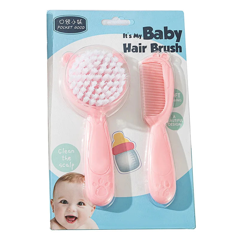 Baby Hair Brush & Comb Soft Shampoo Brush for Newborns