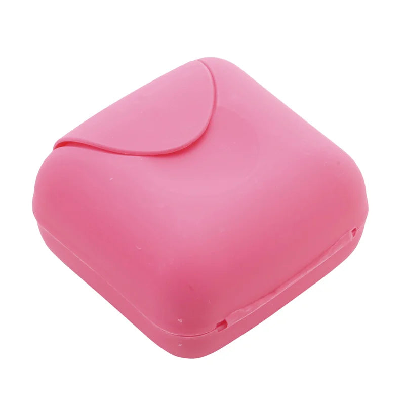 Portable Travel Soap Box – Covered Waterproof Soap Holder for Bathroom & Trips