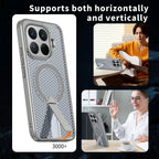 MagSafe Cooling Stand Case for Xiaomi 14T 15T 17T Poco X7 Pro Cover