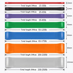 Stackable Heavy Tension TPE Resistance Bands Anti-Snap Home Gym Yoga