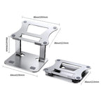 Phone tablet stand: adjustable aluminium alloy folding laptop stand