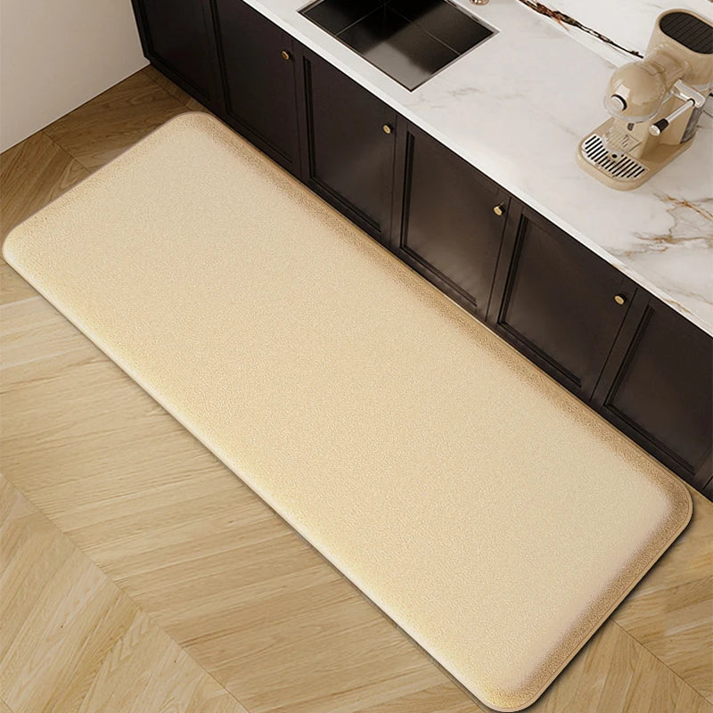 Long Kitchen Floor Mat UK Thick Flannel Non-Slip Door Rug