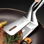 304 Stainless Steel Kitchen Tongs UK Steak BBQ Food Clip Tool