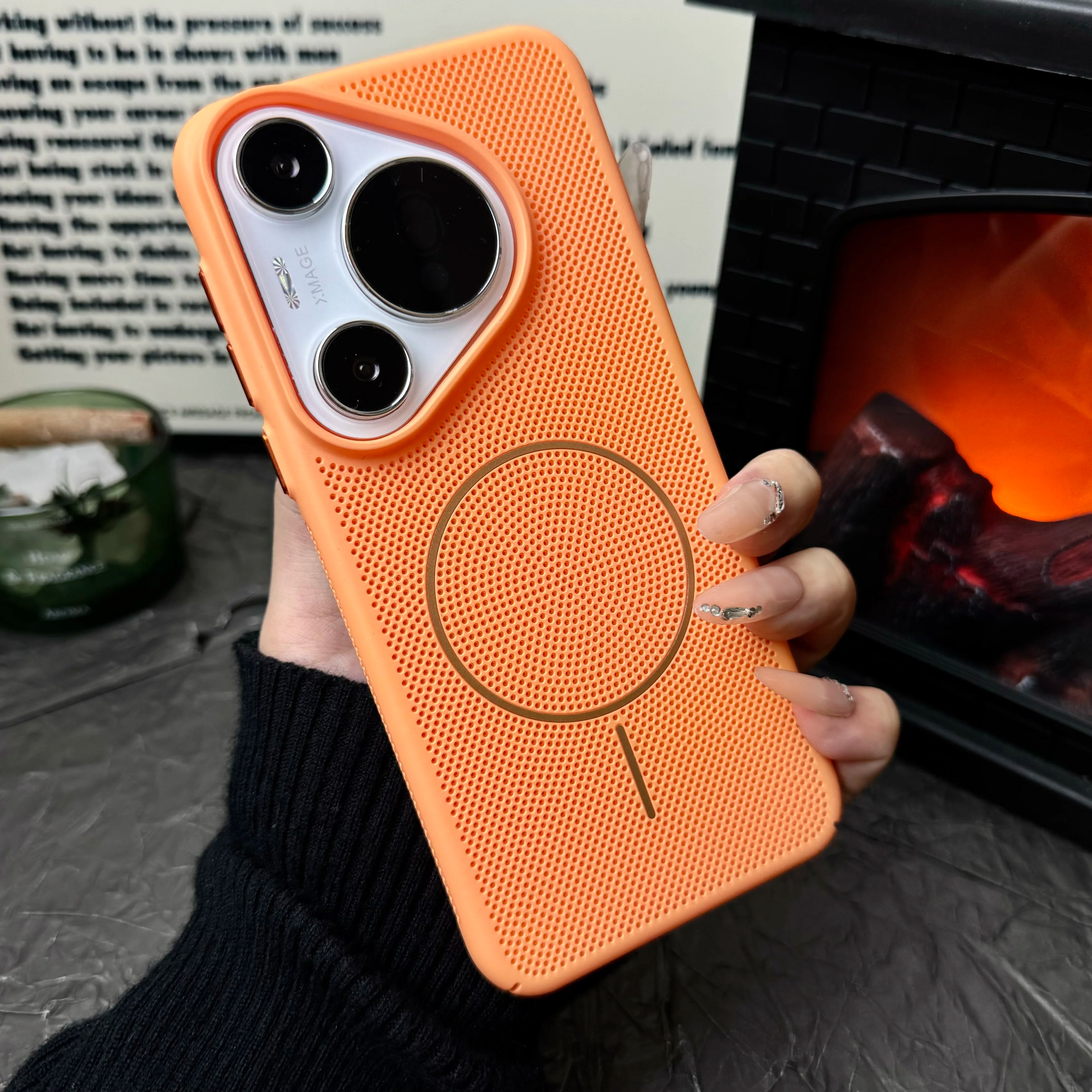 MagSafe Cooling Grid Case for Huawei Pura 80 70 Pro Ultra