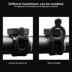Bike Computer Mount 360° Rotating GPS Handlebar Holder MTB Road