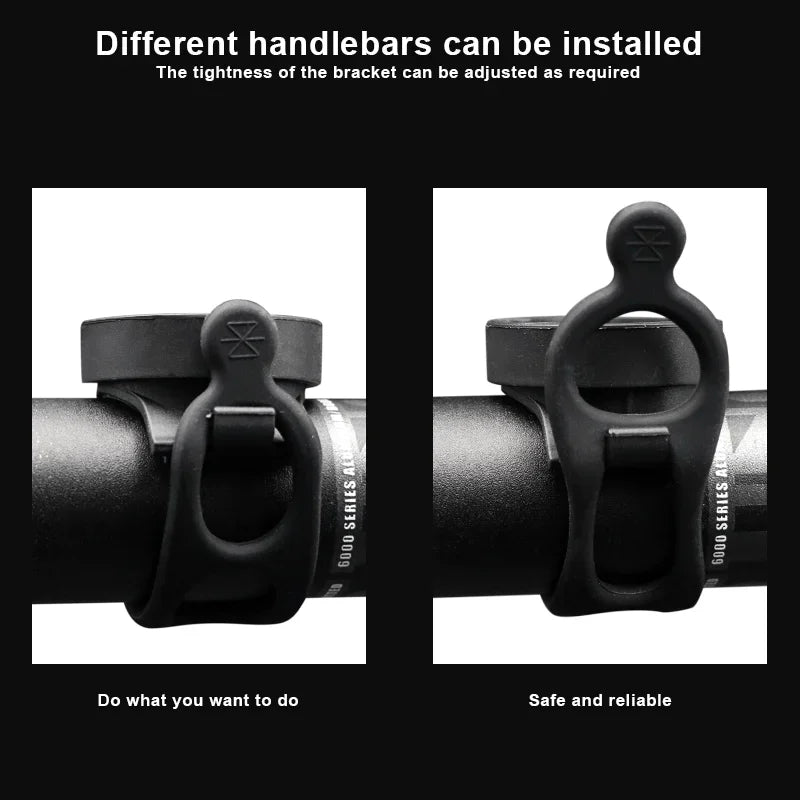 Bike Computer Mount 360° Rotating GPS Handlebar Holder MTB Road