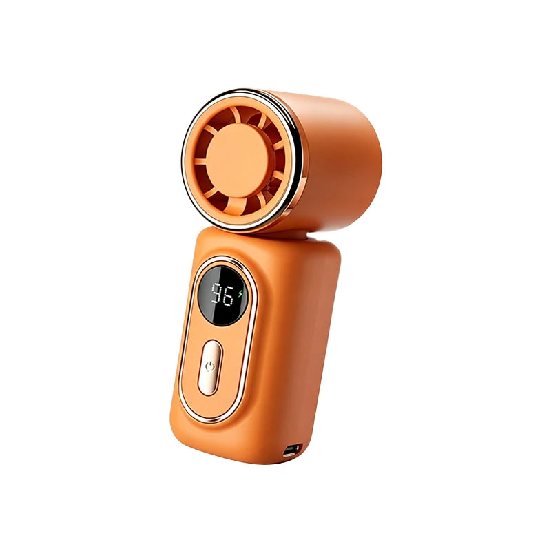 Portable Ice Cooling Fan UK 3000mAh 5-Speed USB Rechargeable