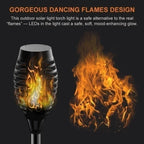 Solar Flame Torch Lights Waterproof Garden Décor