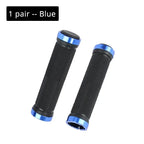 MTB Bicycle Handlebar Grips Anti-Slip Alloy Lock Rubber Bike Grips