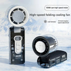 High-Speed Folding Fan UK USB Rechargeable Portable Mini Fan