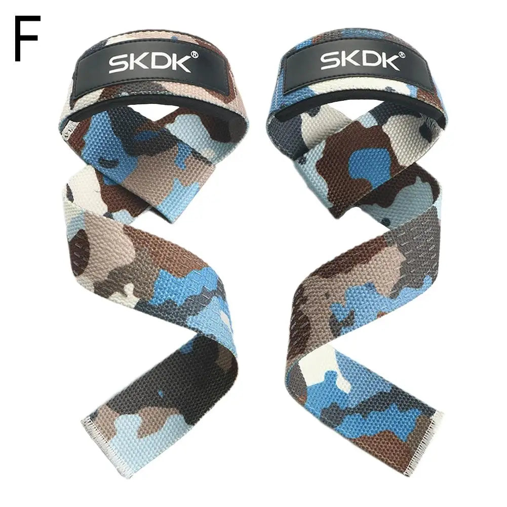 Anti-Slip Silicone Lifting Straps Gym Grip Deadlift Wrist Strap