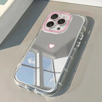 Minimalist Smile Mirror Case for iPhone 17 16 15 14 13 12 11 Pro Max