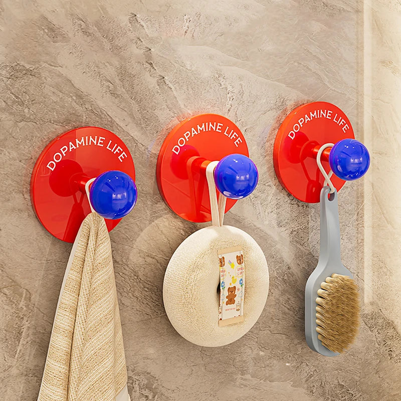 Adhesive Wall Hook Durable No-Drill Coat & Bathroom Storage Hook