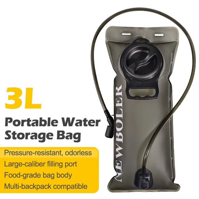 Hydration Water Bladder 1.5L 2L 3L Camping Reservoir