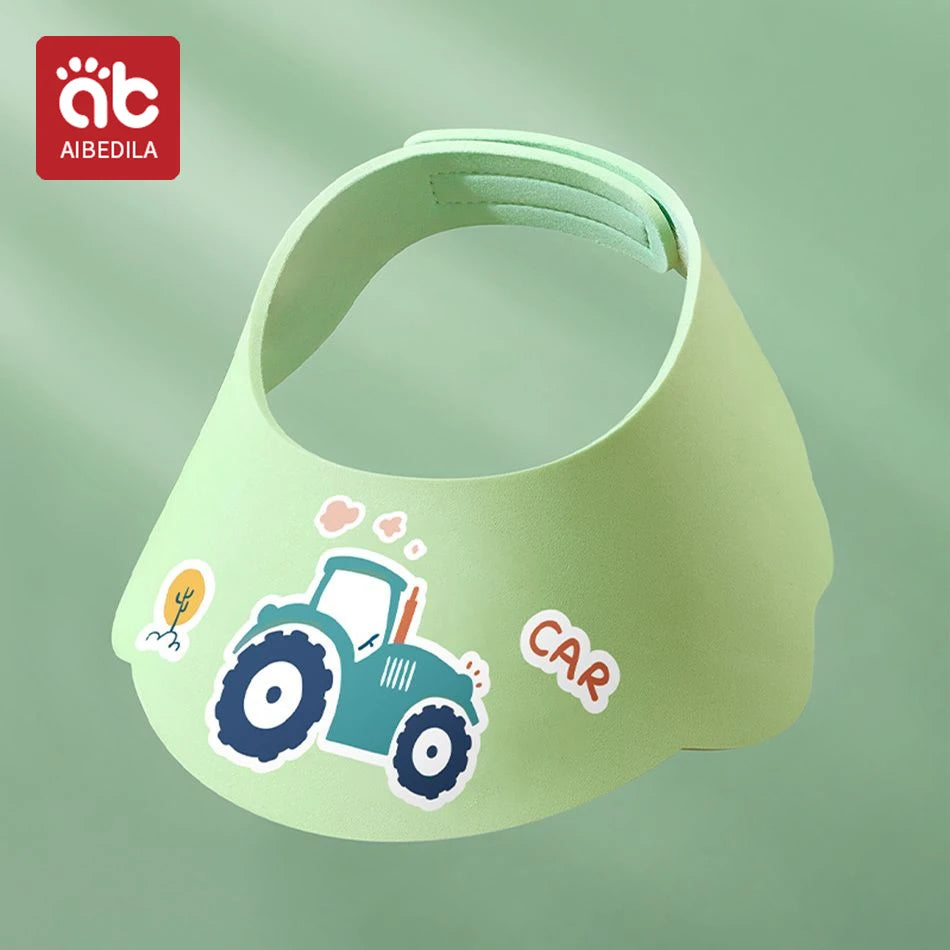 Adjustable Baby Shower Cap Waterproof Shampoo Hat
