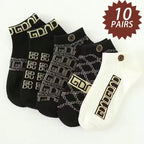 Men's Thin Breathable Low Cut Socks 5 to 10 Pairs Anti Odor Moisture Wicking